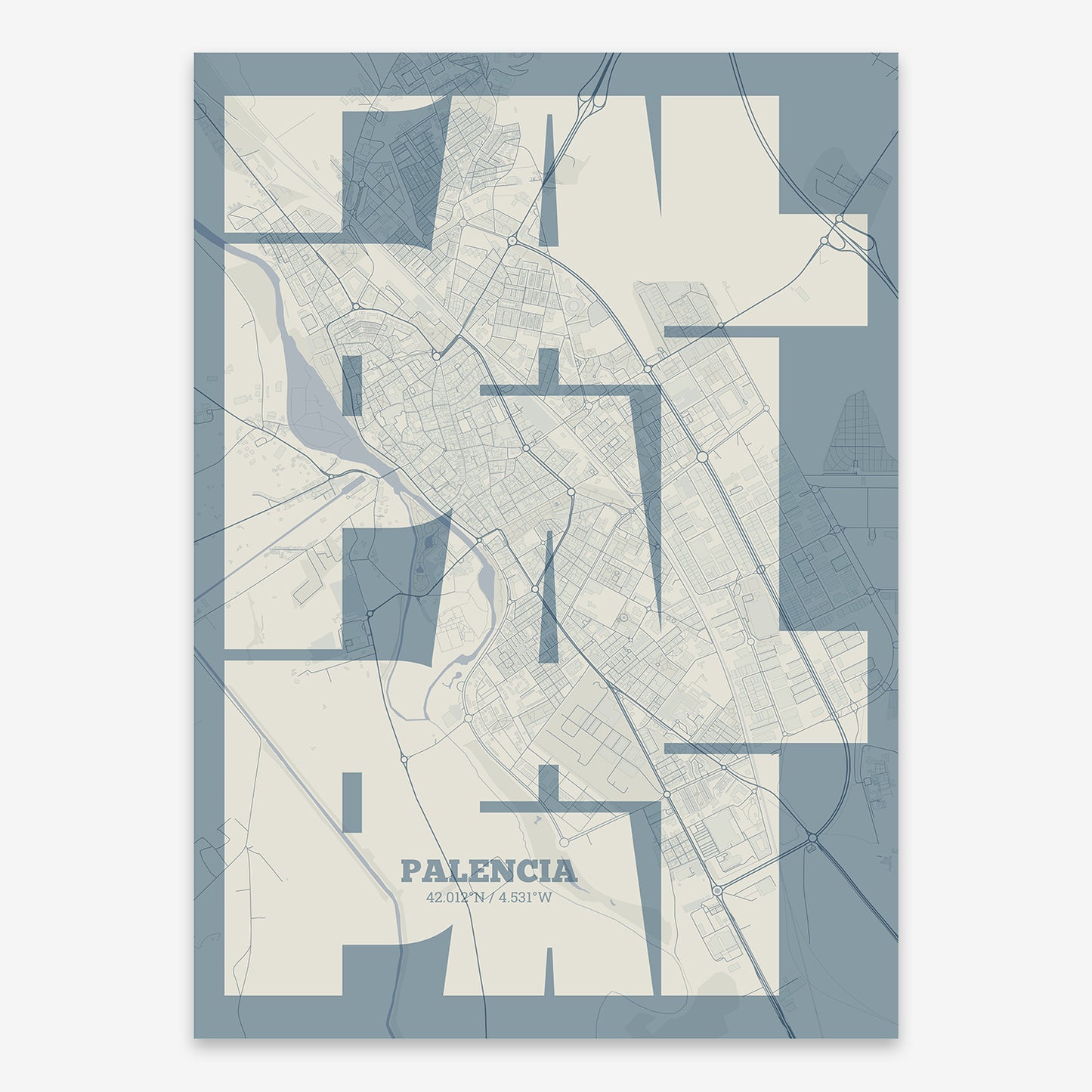 Palencia Map V03 Seaside / No Frame / No