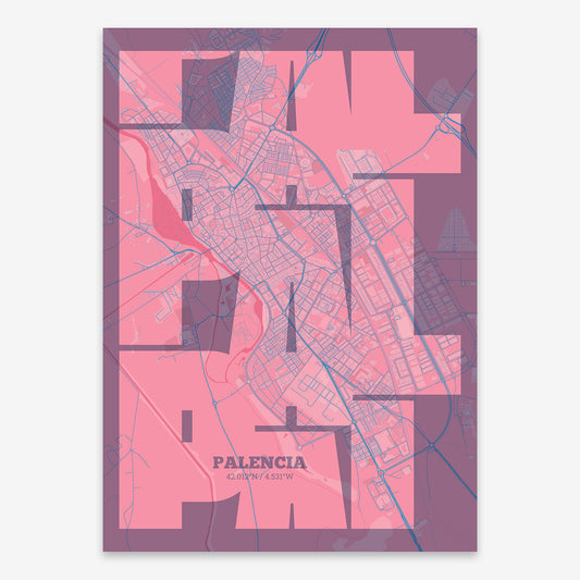 Palencia Map V03 Tuscan / Frame / Yes