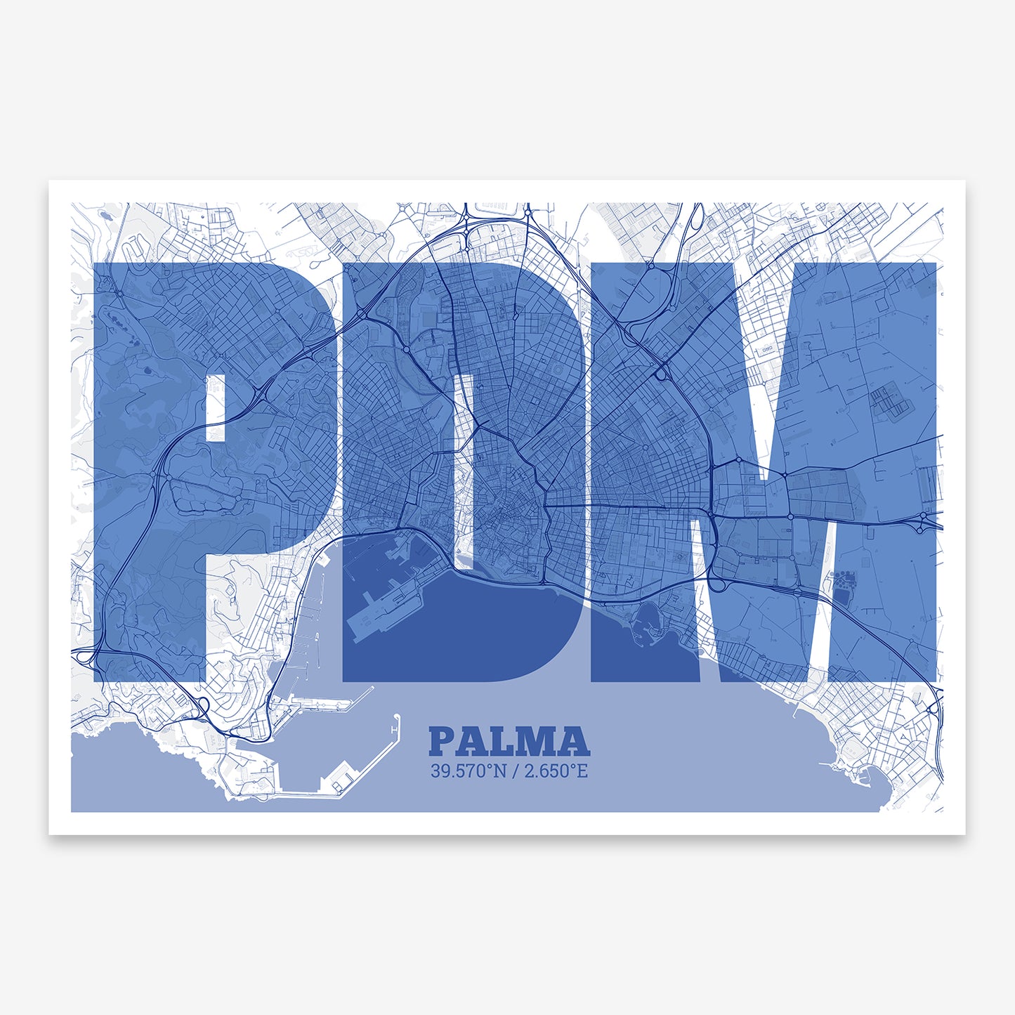 Palma Map V02 Med / No Frame / No