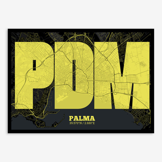 Palma Map V02 Night / Frame / Yes