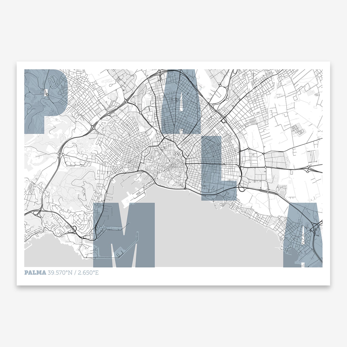 Palma Map V08 Urban / Frame / Yes