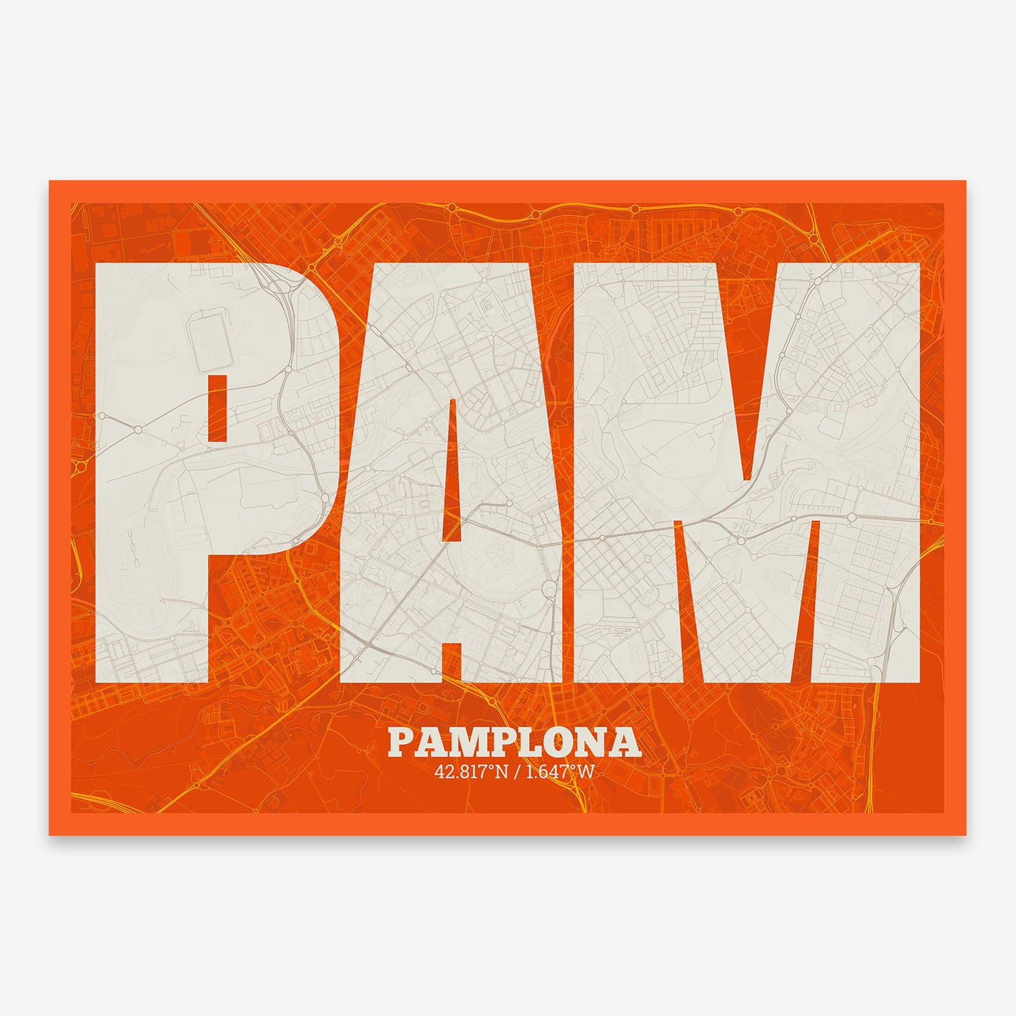 Pamplona Map V02 Tribal / Frame / Yes