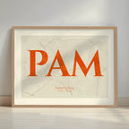 Lámina elegante de Pamplona – Póster minimalista y sofisticado