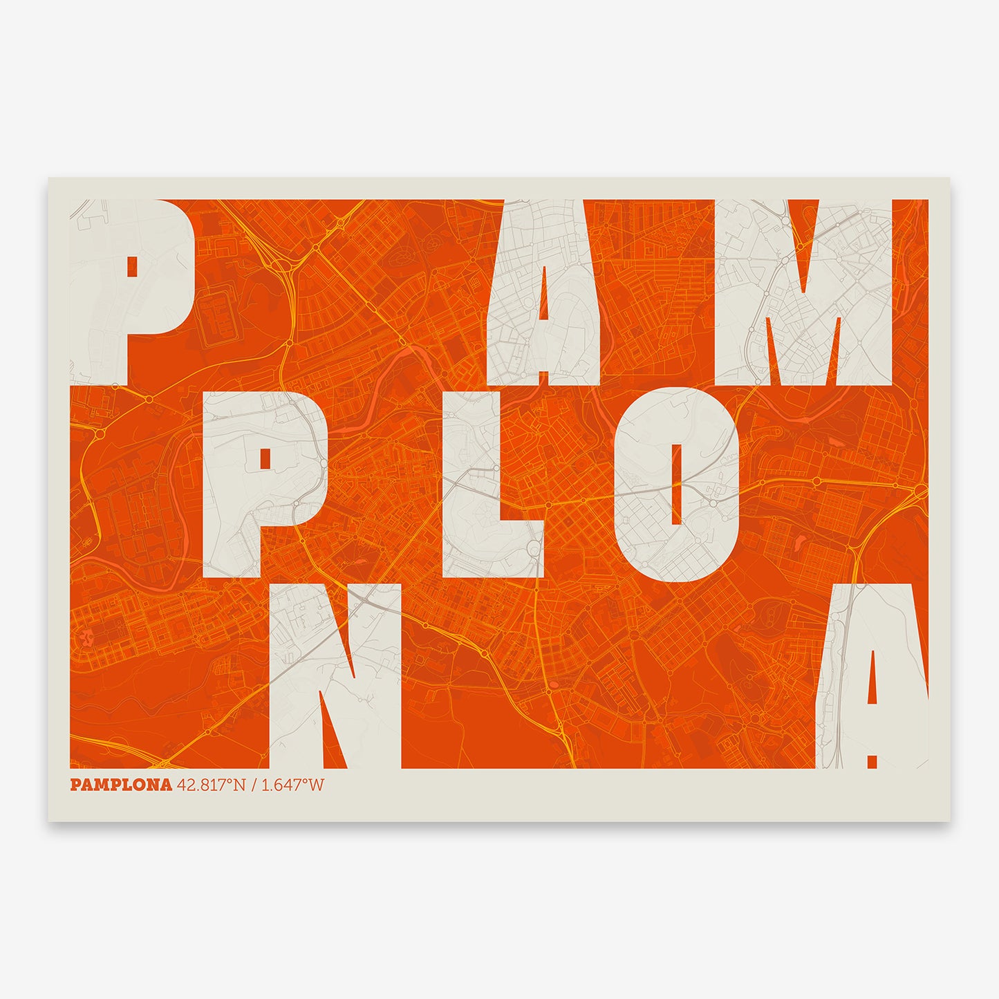 Pamplona Map V08 Tribal / No Frame / No