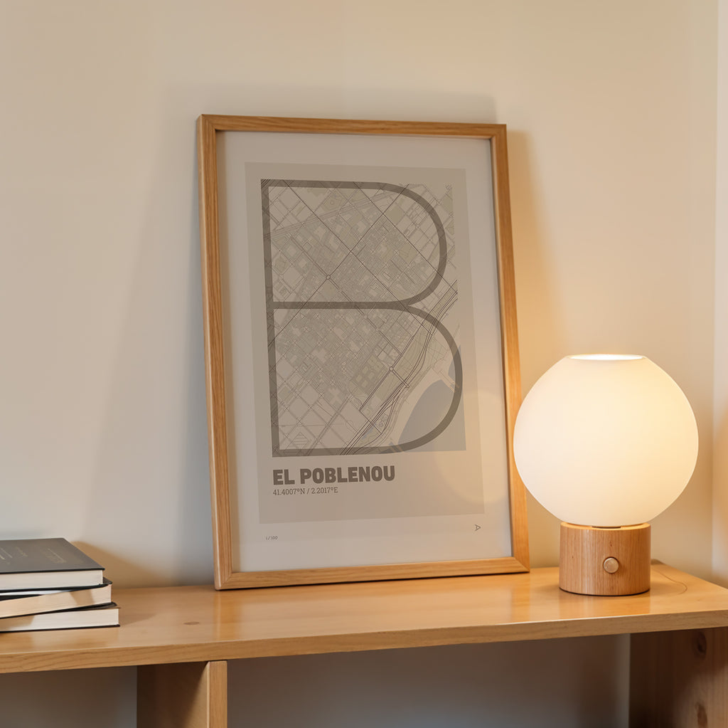 Lámina Mapa de Poblenou – Arte Tipográfico