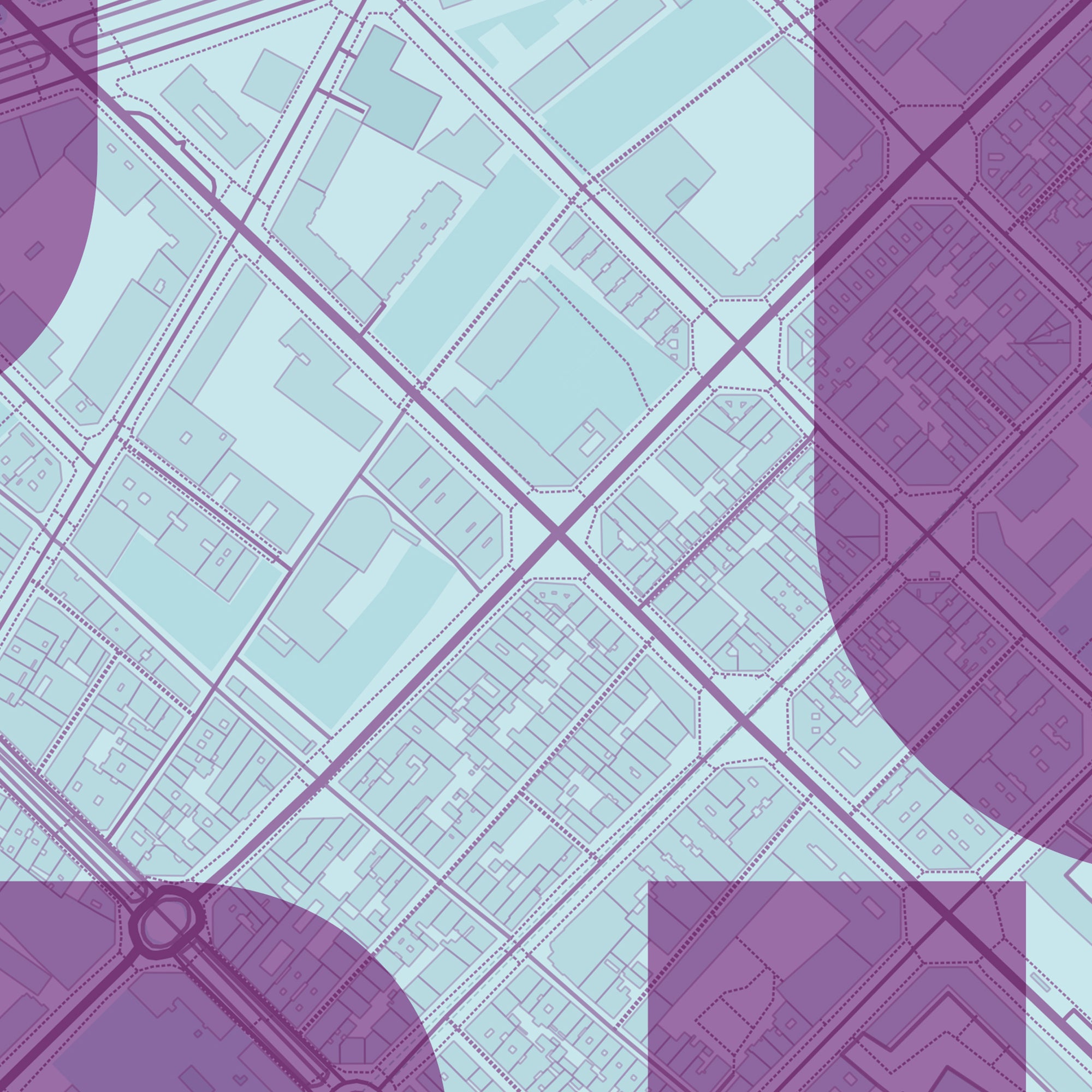 Detalle de la lámina tipográfica de Poblenou, textura del papel Giclée