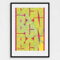 El Raval typographic print, Inseparable design