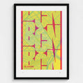 El Raval typographic print, Inseparable design