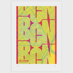 El Raval typographic print, Inseparable design