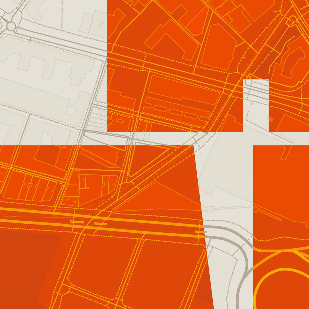 El Raval — print detail, close-up