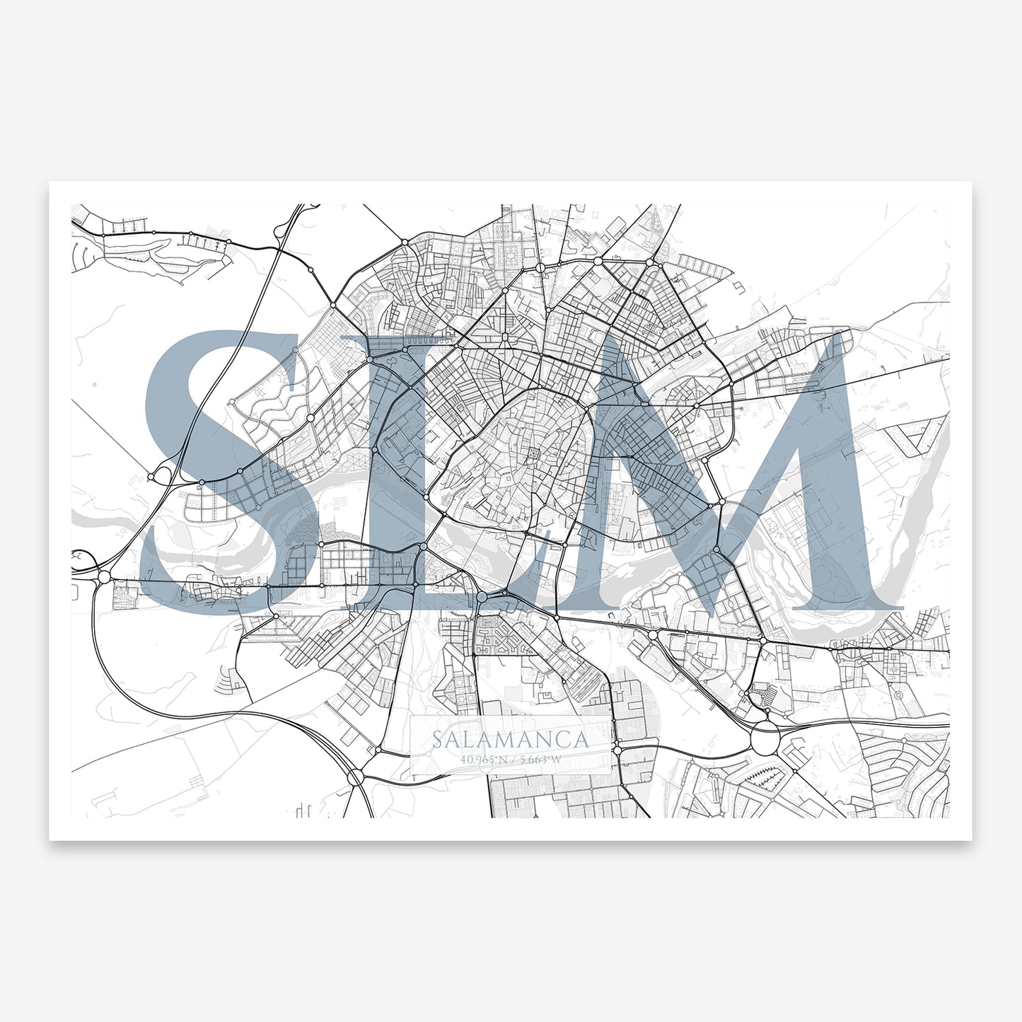 Salamanca Map V06 Urban / Frame / Yes