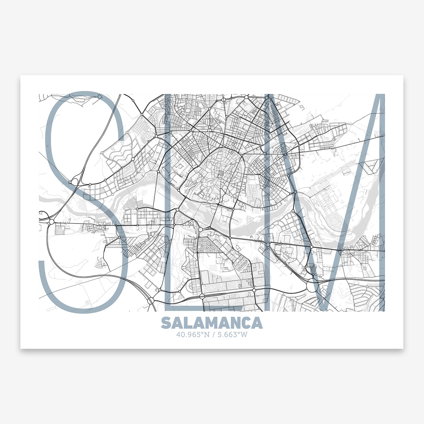 Salamanca Map V07 Urban / No Frame / No