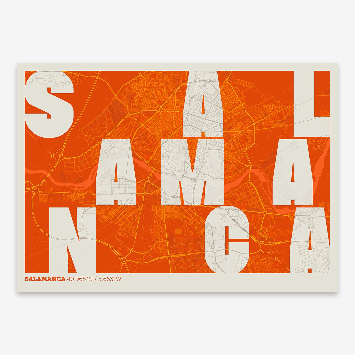 Salamanca Map V08 Tribal / Frame / No