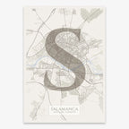 Lámina elegante de Salamanca – Póster vertical