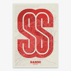 Decorative print from Sanse – Modern typographic art