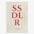 Elegant print of San Sebastian de los Reyes – Minimalist and sophisticated poster