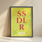 Elegant print of San Sebastian de los Reyes – Minimalist and sophisticated poster