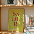 Elegant print of San Sebastian de los Reyes – Minimalist and sophisticated poster