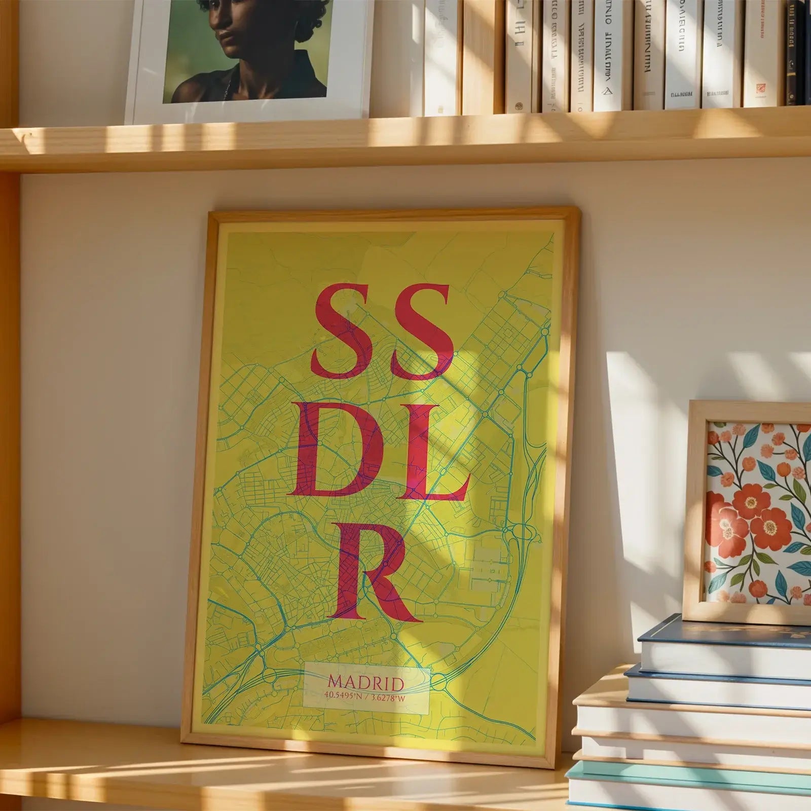 Elegant print of San Sebastian de los Reyes – Minimalist and sophisticated poster