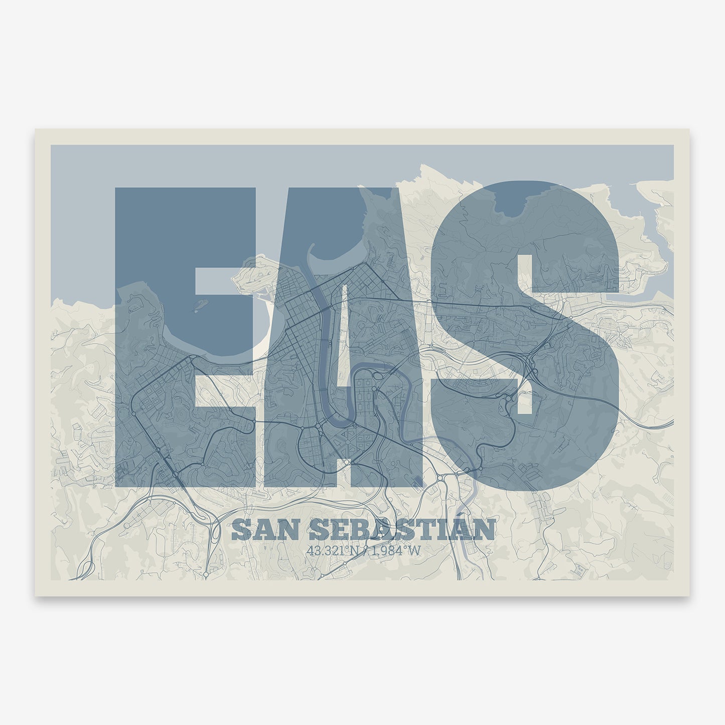 San Sebastian Map V02 Seaside / Frame / No