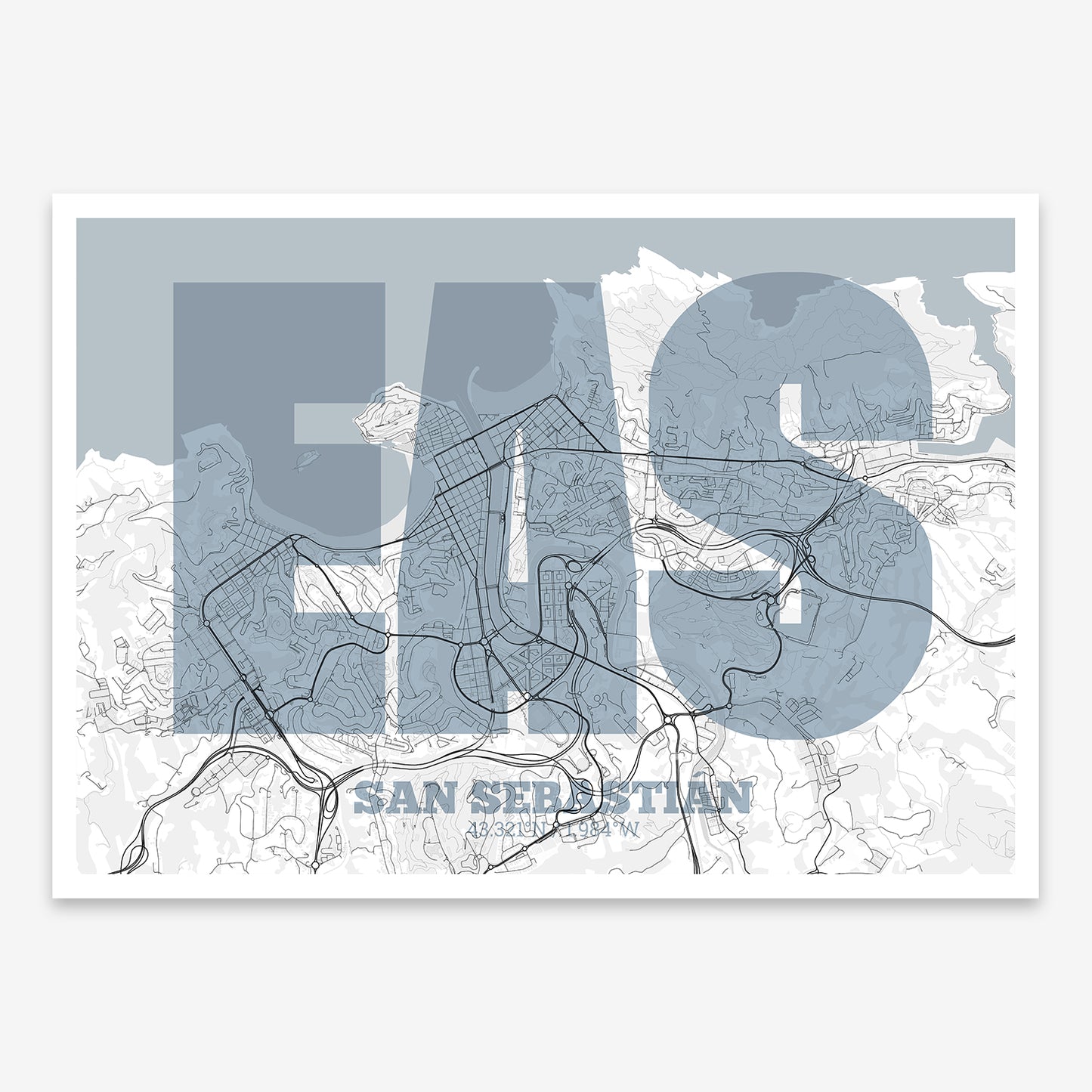 San Sebastian Map V02 Urban / No Frame / No