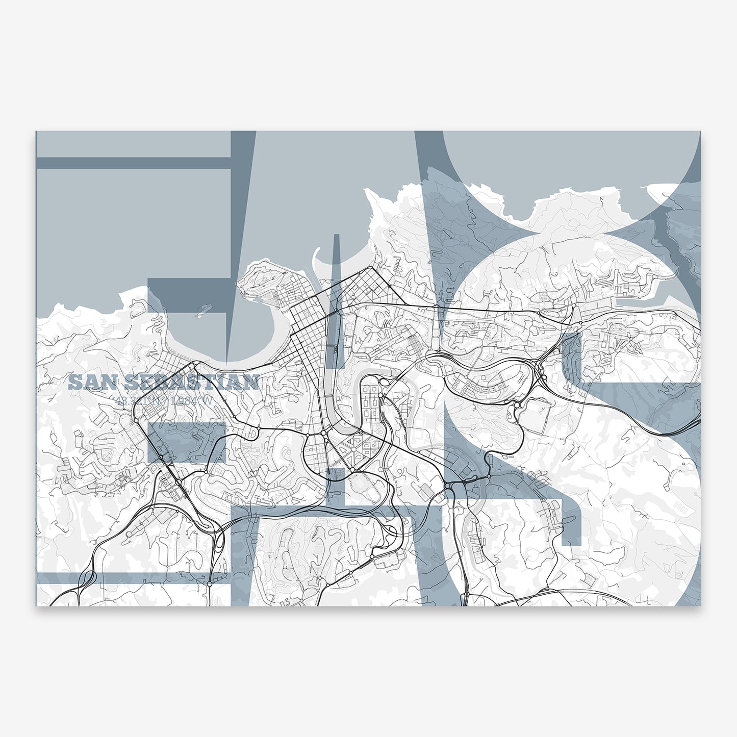 San Sebastian Map V03 Urban / No Frame / No