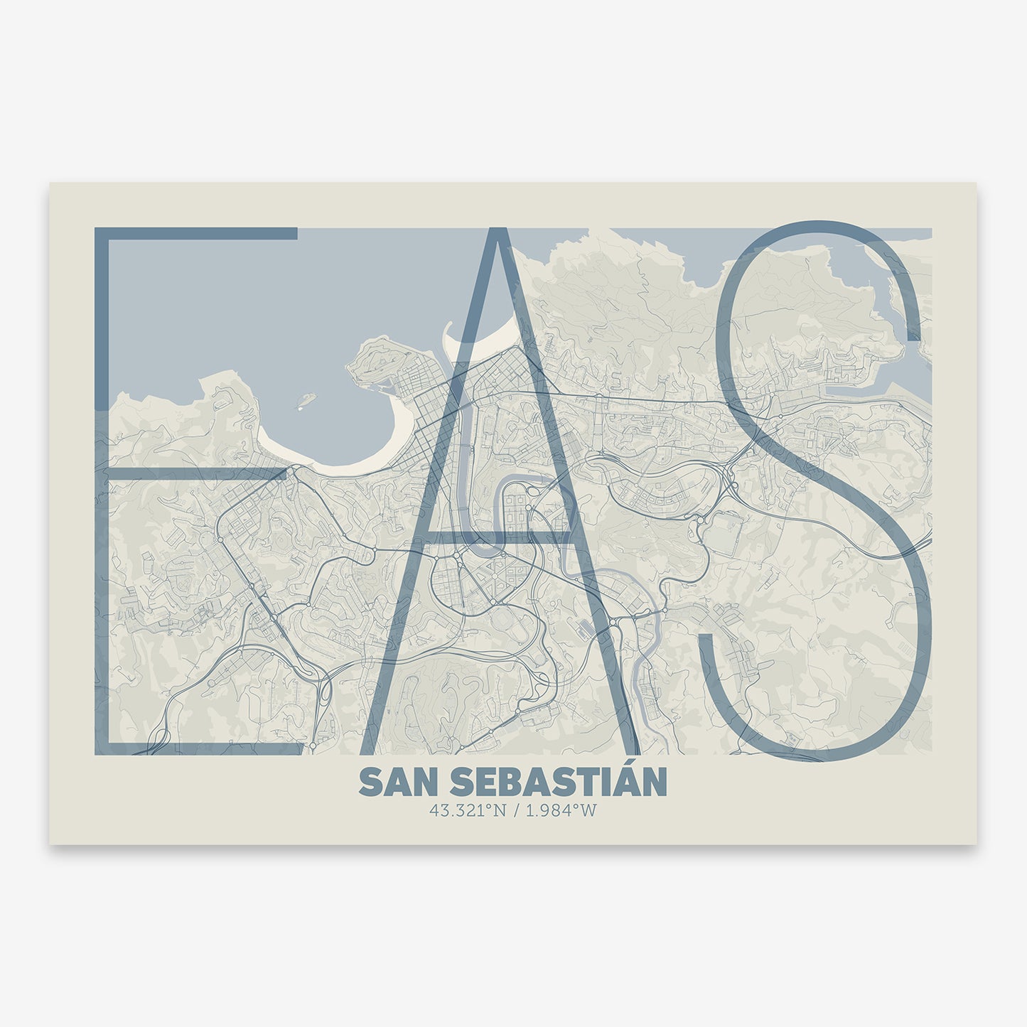 San Sebastian Map V07 Seaside / No Frame / No