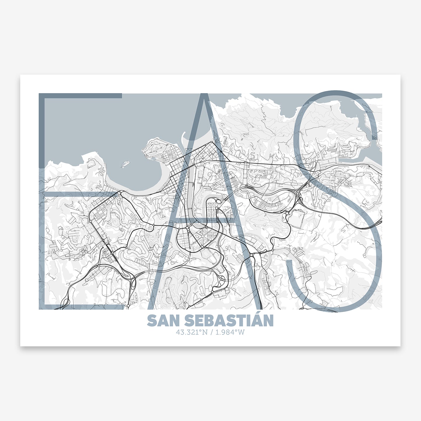 San Sebastian Map V07 Urban / No Frame / No