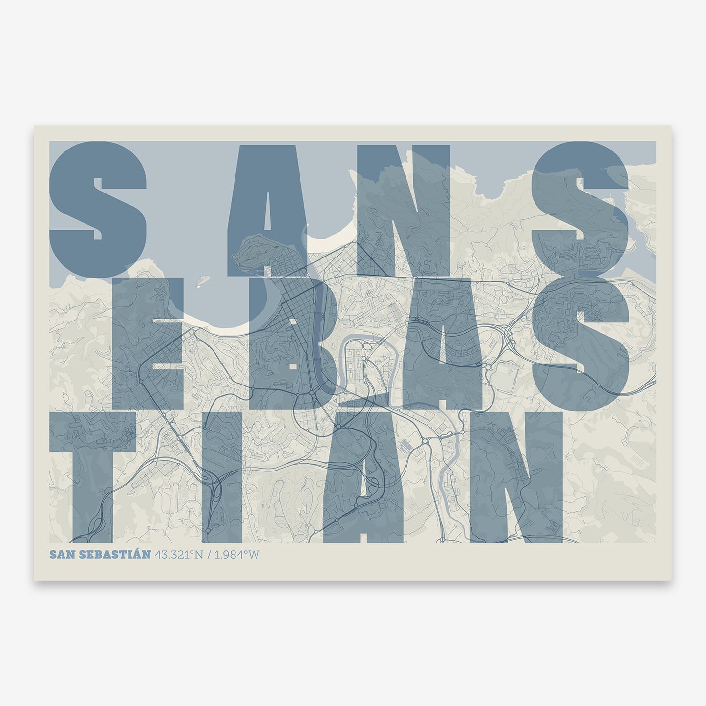 San Sebastian Map V08 Seaside / No Frame / No