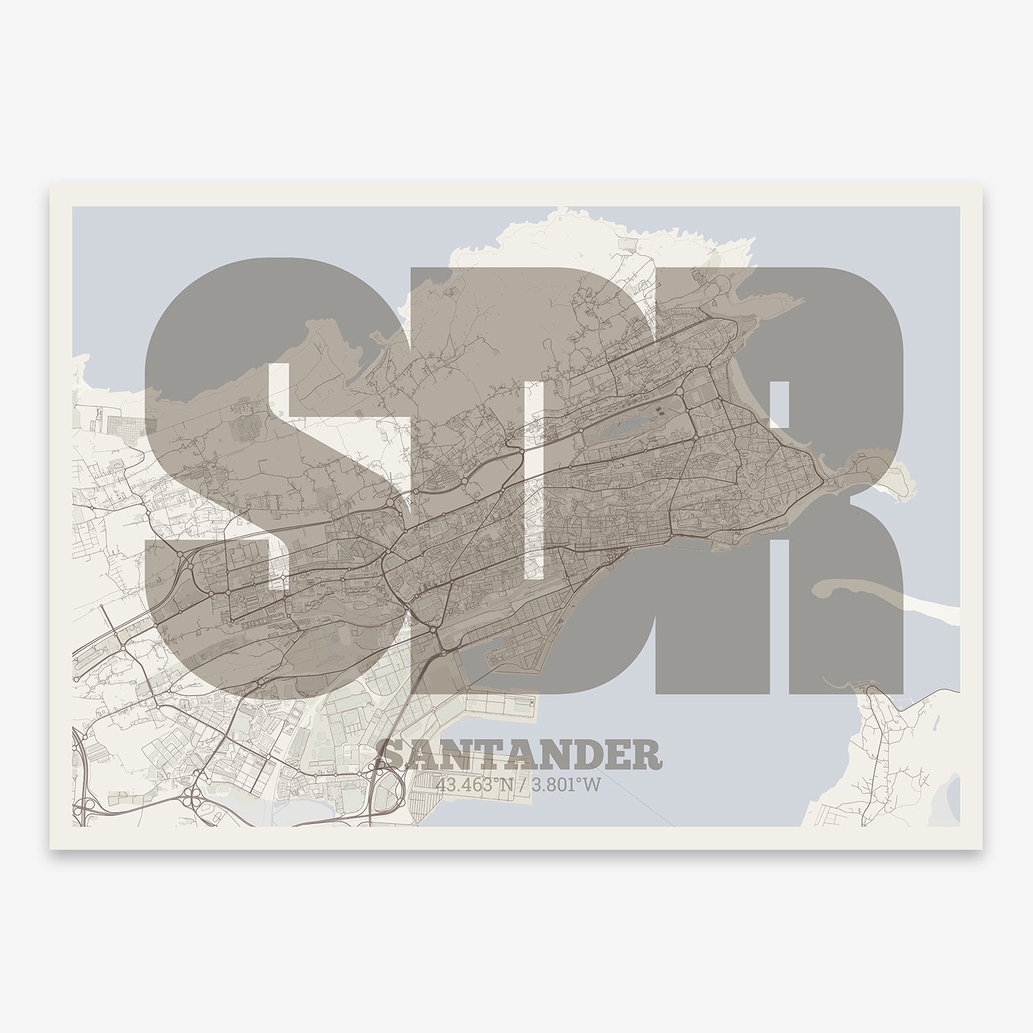 Santander Map V02 rustic