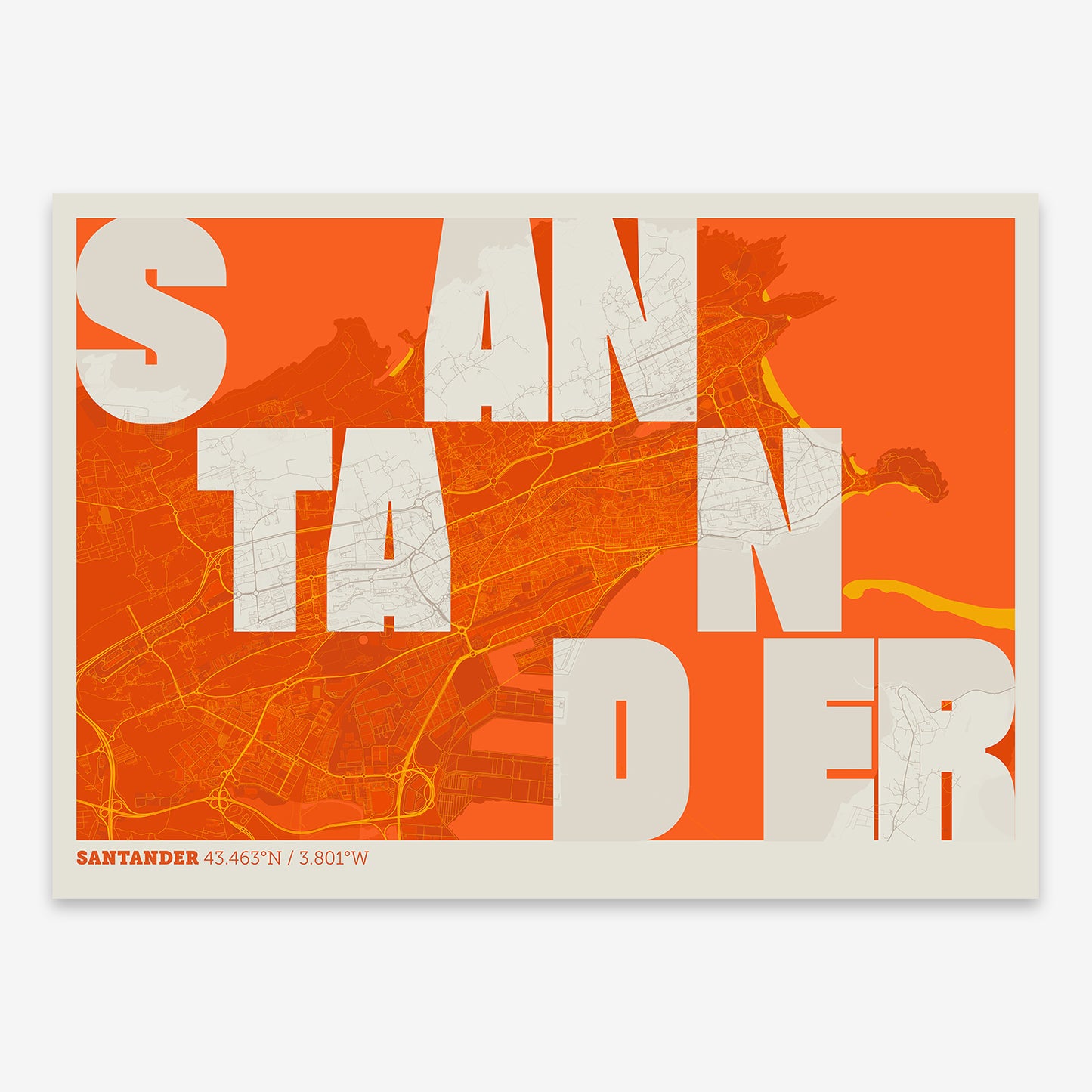 Santander Map V08 Tribal / No Frame / Yes