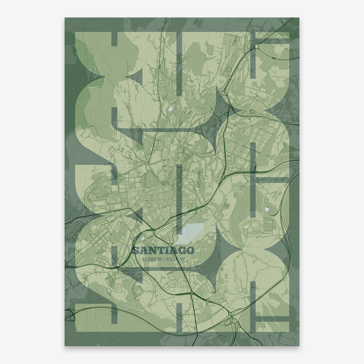 Santiago Map V03 Kyoto / Frame / No