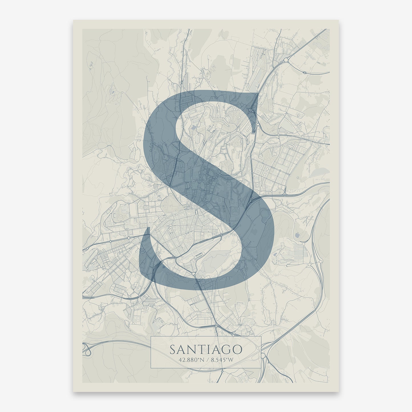 Santiago Map V06 Seaside / Frame / Yes