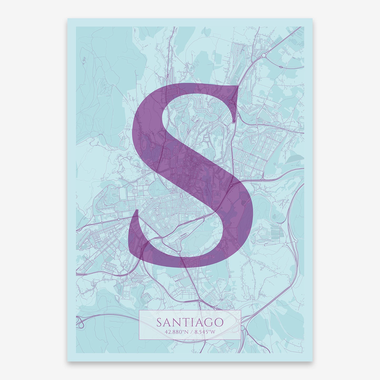 Santiago Map V06 Shabby / No Frame / No