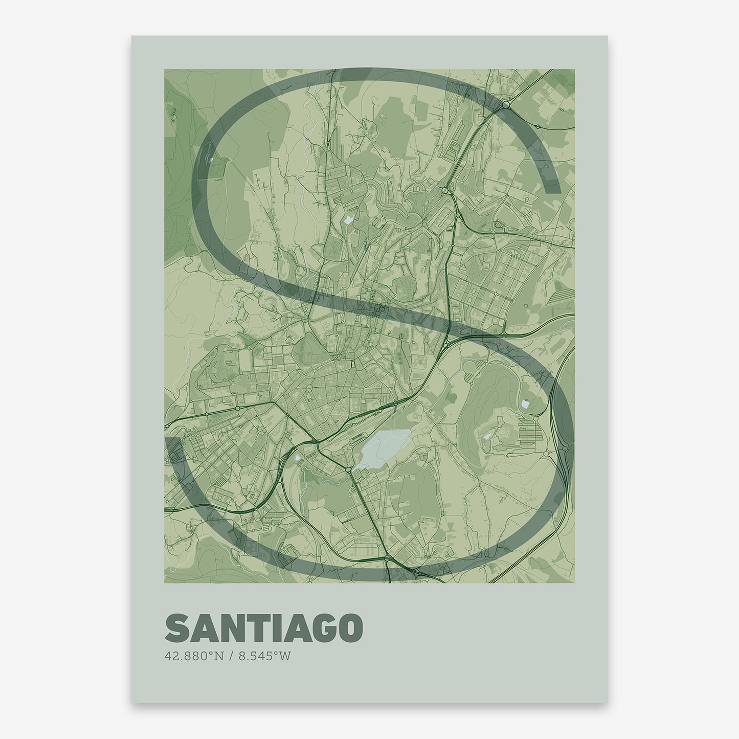 Santiago Map V07 Kyoto / No Frame / No