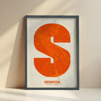 Lámina decorativa de Segovia – Arte tipográfico moderno