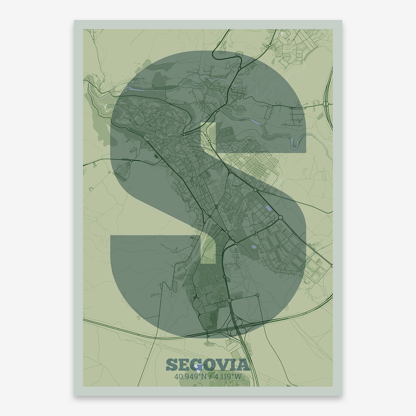 Segovia Map V02 Kyoto / No Frame / No