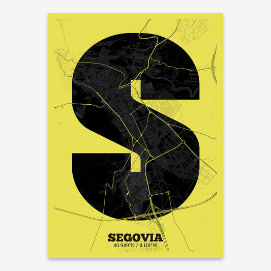 Segovia Map V02 Night / Frame / Yes