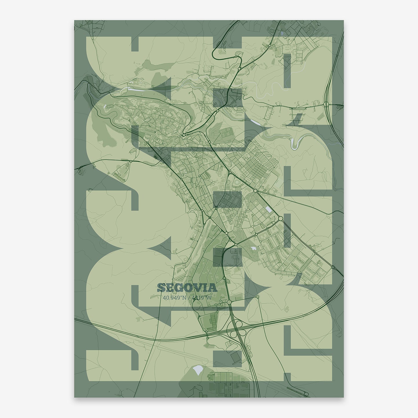 Segovia Map V03 Kyoto / No Frame / No