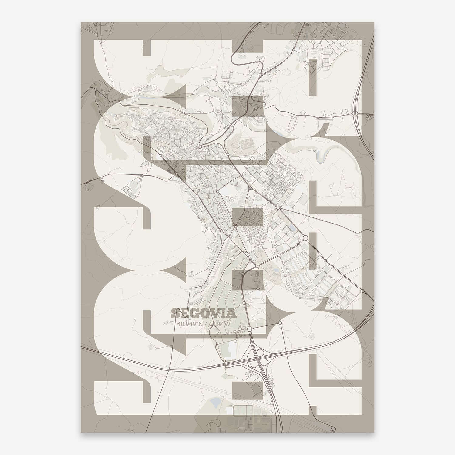 Segovia Map V03 rustic