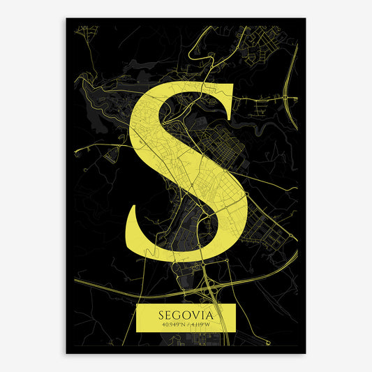 Segovia Map V06 Night / Frame / Yes