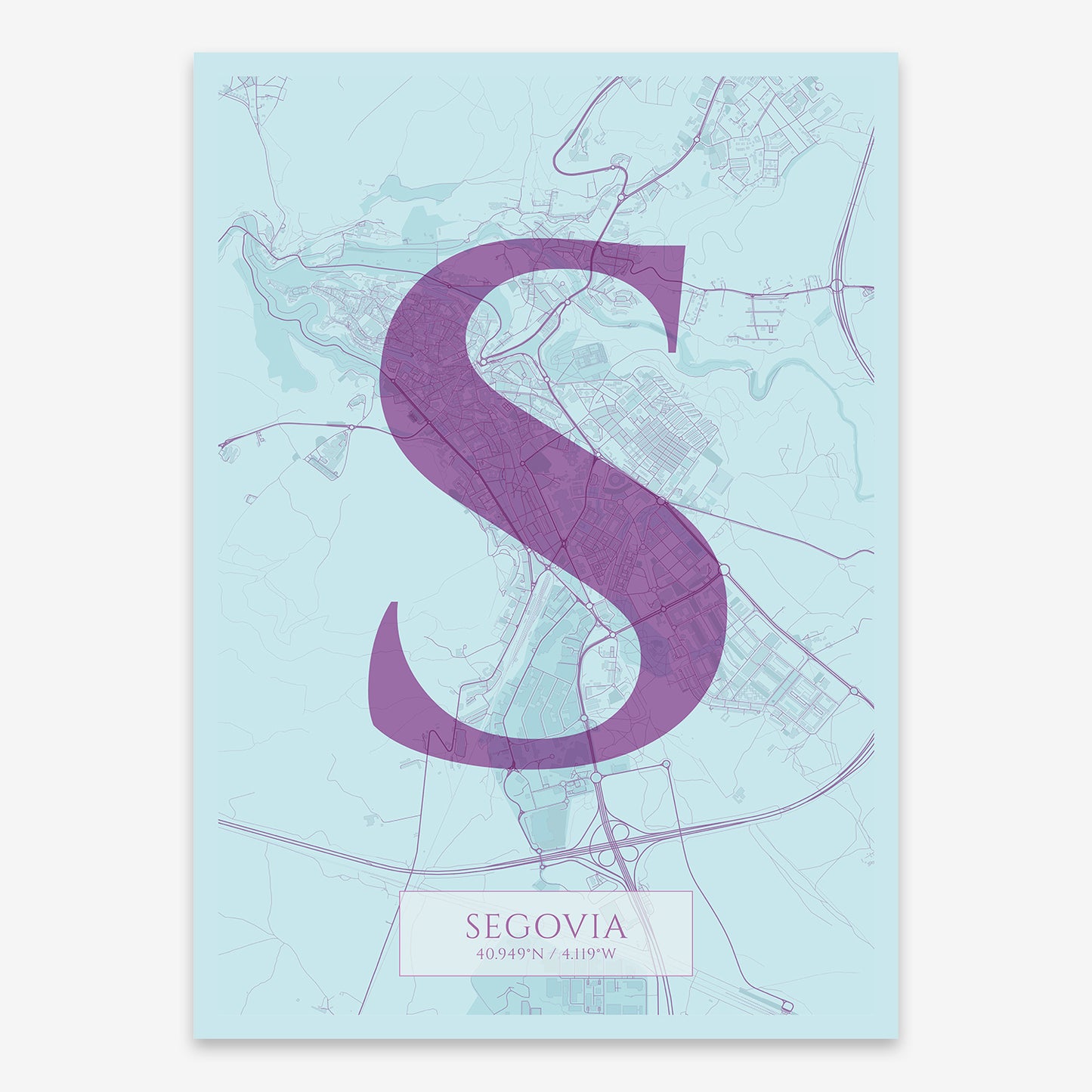 Segovia Map V06 Shabby / No Frame / No