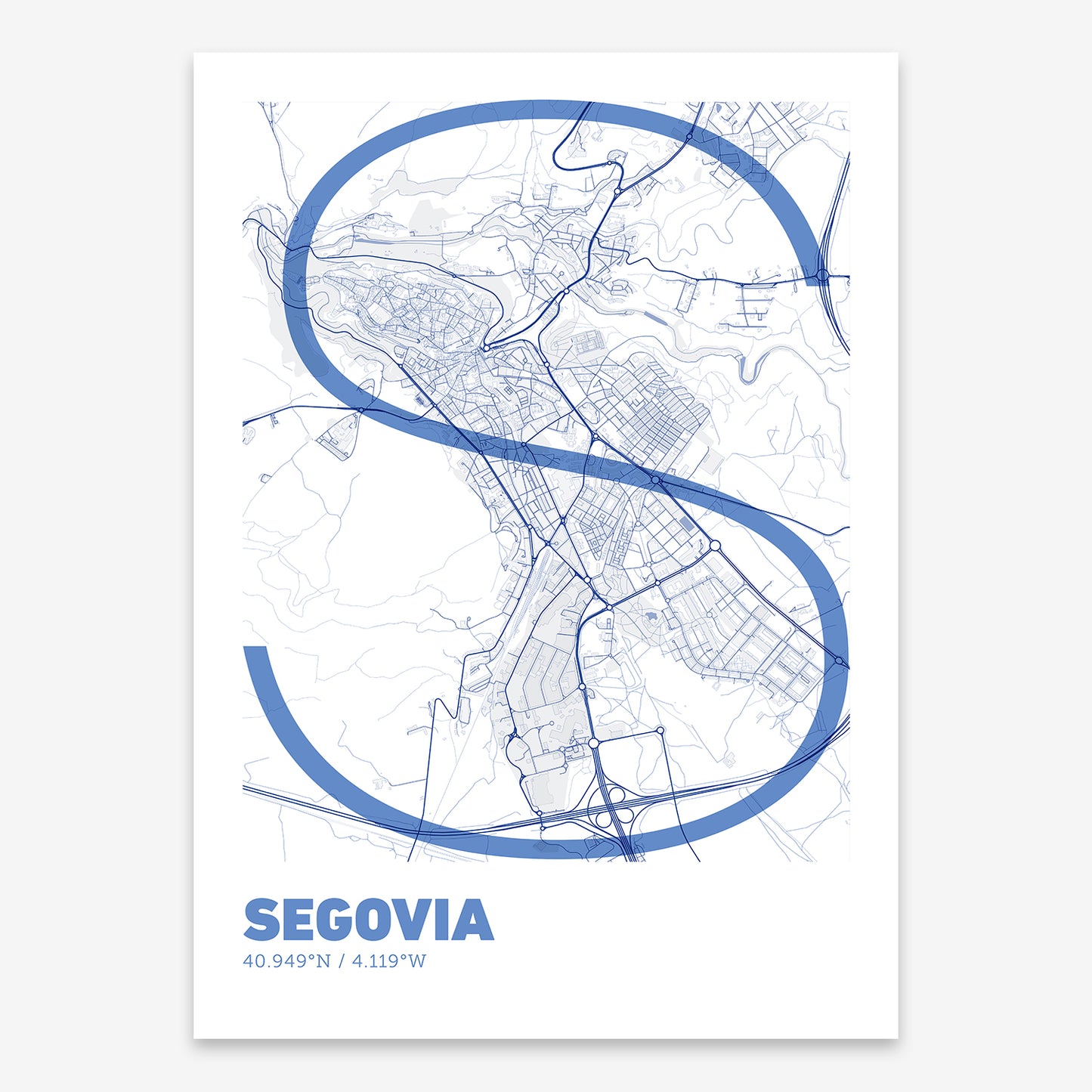 Segovia Map V07 Med / No Frame / No