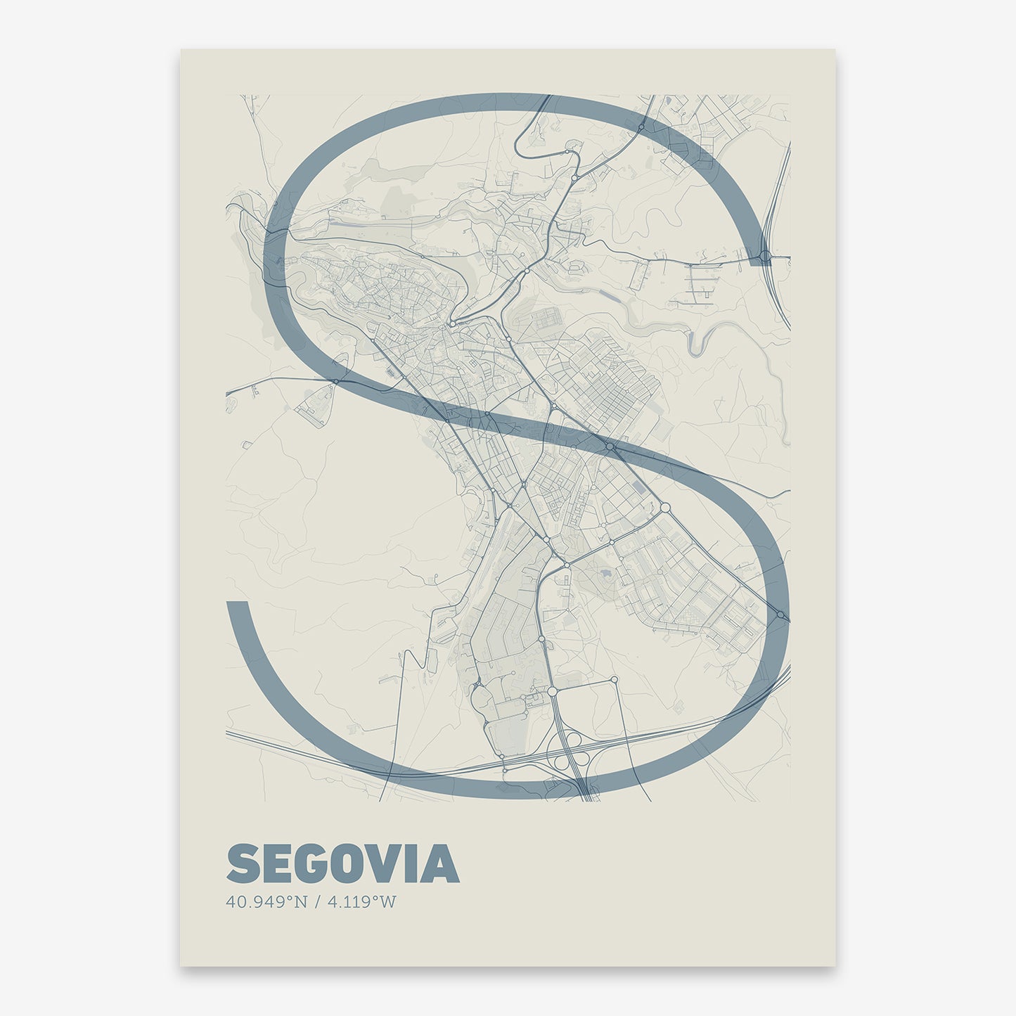 Segovia Map V07 Seaside / No Frame / No