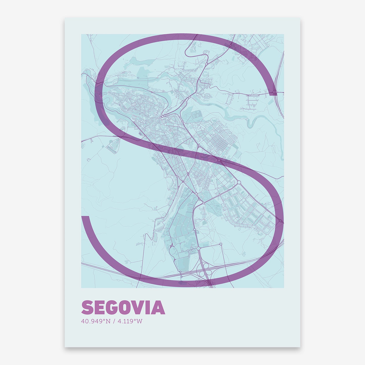 Segovia Map V07 Shabby / No Frame / No