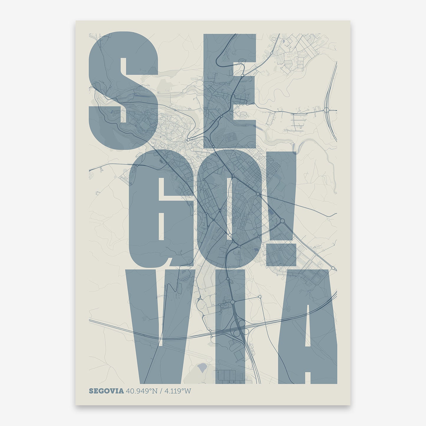 Segovia Map V08 Seaside / No Frame / No