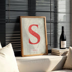 Elegant print of Seville – Minimalist and sophisticated poster