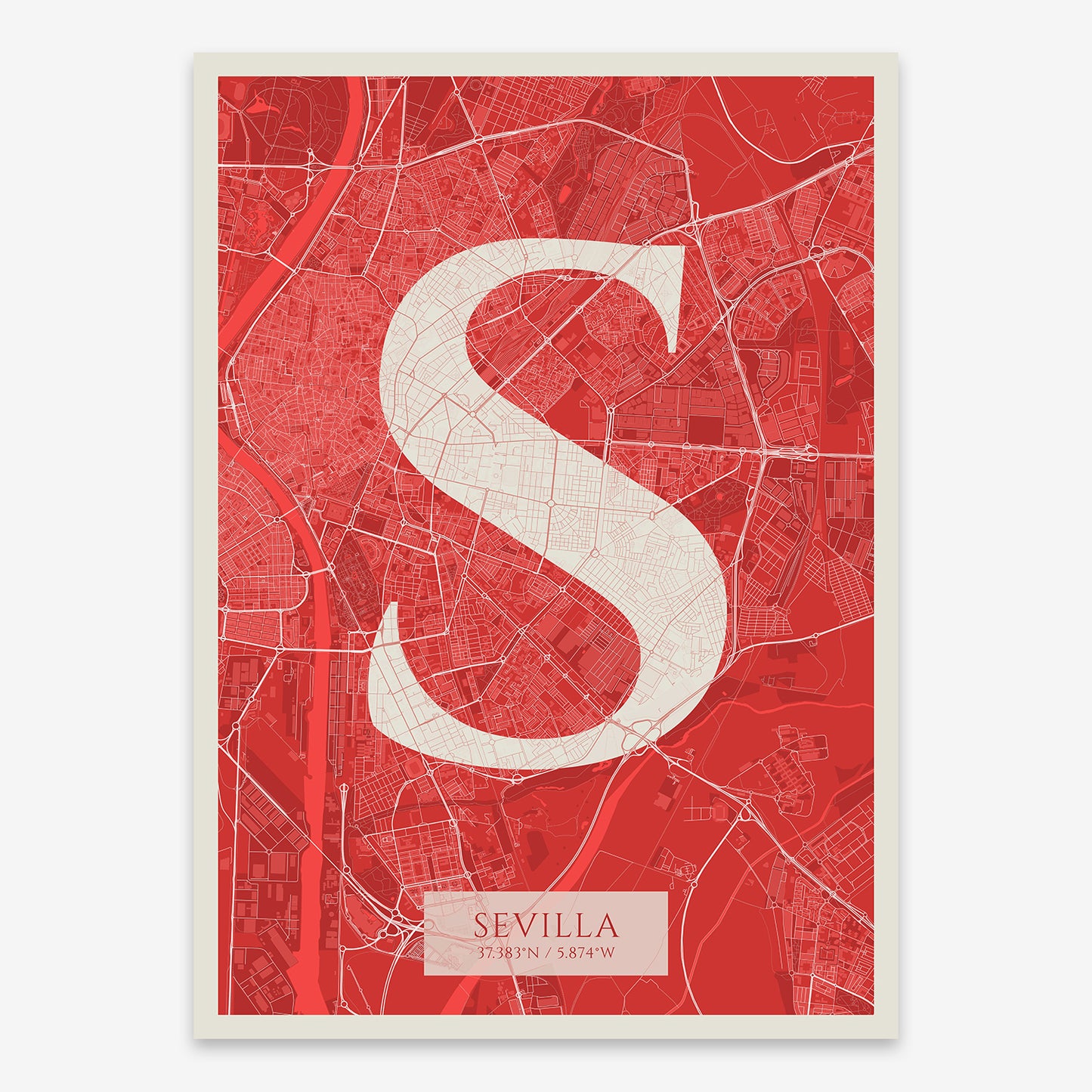 Sevilla Map V06 Boho / Frame / Yes