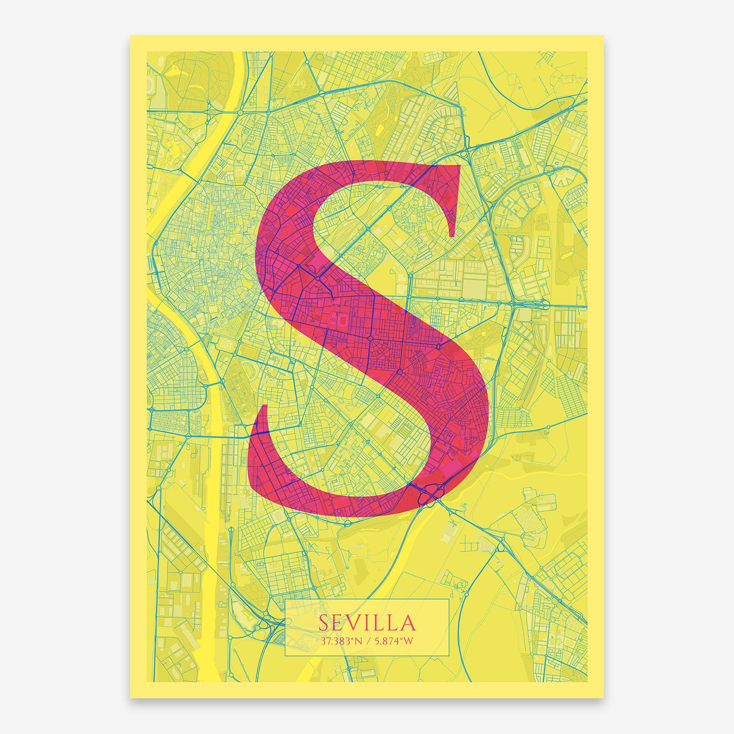 Sevilla Map V06 Miami / Frame / Yes