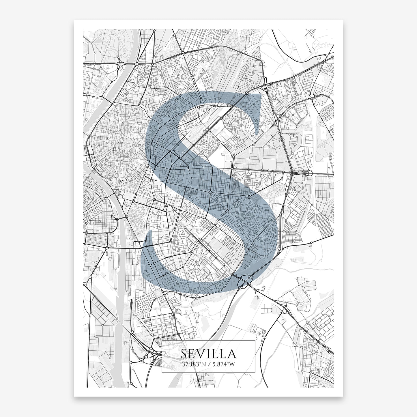 Sevilla Map V06 Urban / Frame / No